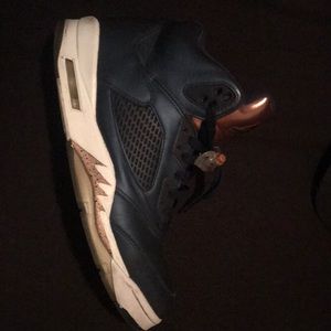 Jordans five rose gold
